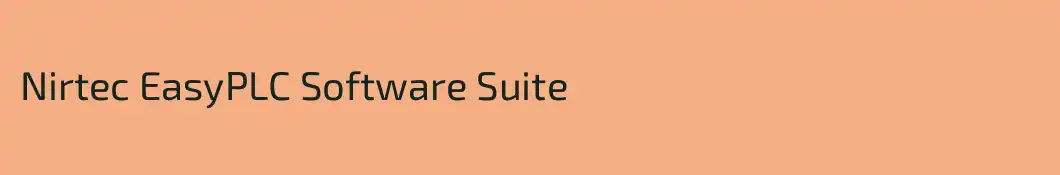 Nirtec EasyPLC Software Suite